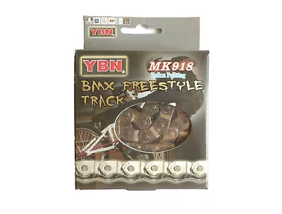 Chain YBN Single Speed Half Link 1/2x3/32 X 102L Silver MK918N • $43.95