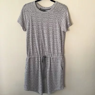 $9.99 • Buy Lou & Grey Dress Women’s Small Grey Sporty Athleisure Stretch Knee Length Dress