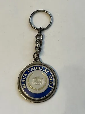 RARE 🇺🇸 1980s VINTAGE BILL BLACK “CADILLAC” OLDS DEALERSHIP KEYCHAIN LQQK 👀 • $45