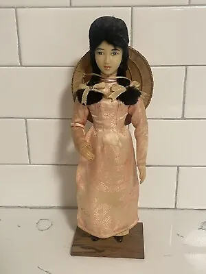 Chang Hung Vietnam Doll 11 Inch Doll With Wooden Base • $48.50