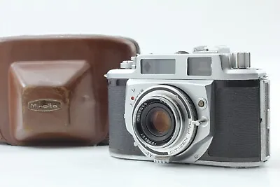 RARE! [AS-IS W/ Case] Minolta A-2 A2 LT RF Camera + Rokkor 45mm F/2.8 From Japan • $199.99