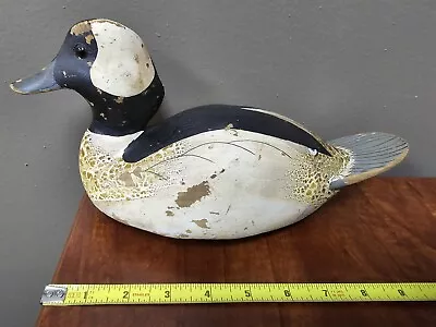 Duck Decoy.  Bufflehead Drake.  Branded D.J.T. • $19.99