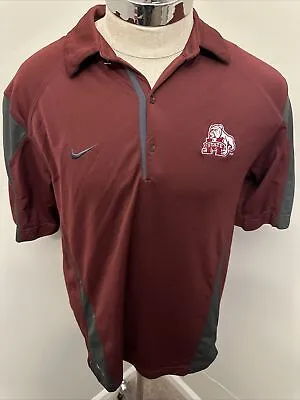 Mississippi State Bulldogs Football Nike Dri-Fit Men's Medium Polo Shirt  • $30