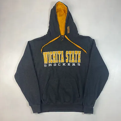 Vintage USA Varsity Grey Wichita State Hoodie  Size M • £18.95