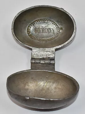 Vintage Pewter Football Shaped Ice Cream Chocolate Mold #1008 • $39.95