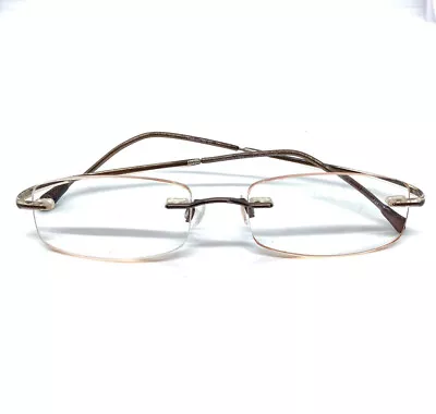 Zyloware Invincilites Gamma 183 Eyeglasses Frames Brown Flexible Lightweight T17 • $29.99