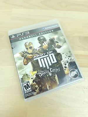 $8.99 • Buy Army Of Two The Devil's Cartel Overkill Edition (PlayStation 3 PS3) No Manual 