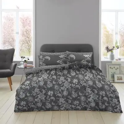 New 4Pc Duvet Cover Printed Reversible Bedding With Matching Sheet & Pillowcases • £16.90