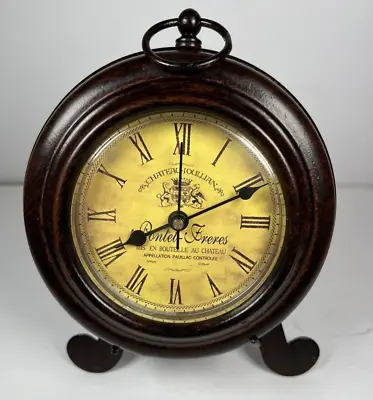 CLOCK  RONTET-Freres CHATEAU-JOULLIAN With Roman Numerals ANTIQUE Look Vintage • $19.99