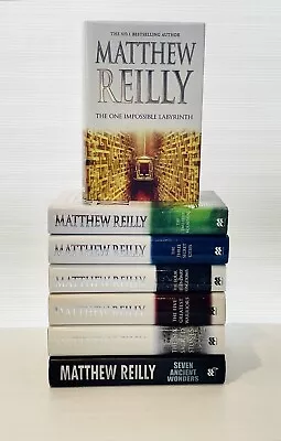 Matthew Reilly - 7 Bk Lot - 1/ 2/ 3/ 4/ 5/ 6/ 7 Jack West Jnr - HCs DJs Good Con • $114.97