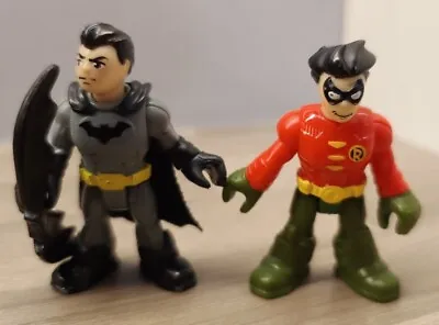 Imaginext Batman Robin Figures Fisher Price DC Super Friends • £3.95
