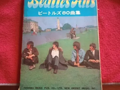 Vtg Beatles Hits Japan Songbook Toshiba Music Pub.Co.LTD. New Orient Music Inc • $35