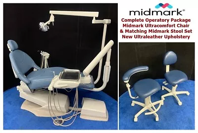 Midmark UltraComfort Dental Operatory Chair Package W/ Stool Set (Ultraleather) • $9995