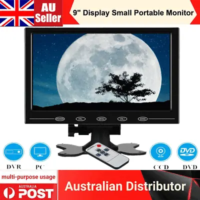 9  Inch LCD Monitor Built-in HDMI AGV AV Speaker PC PS4 TV DVD DVR CCTV Car DSLR • $80.52