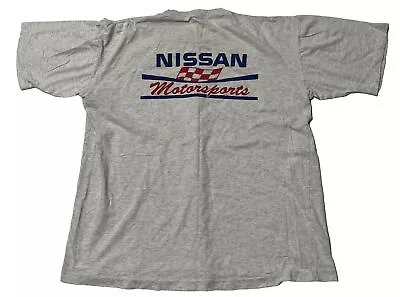 Vintage 80s 90s Nissan Motorsports T Shirt Nismo Cars Racing Performance Sz Lrg • $49.99