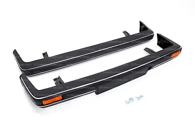 Euro Small Bumper Set Front & Rear With Chrome Trim For VW Golf Rabbit MK2 GTI • $1949.99