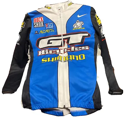 $59.99 • Buy Vintage Nike GT Bicycles Michelin Shimano Components Long Sleeve Cycling Jacket