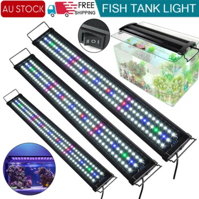 45 -120 CM Aquarium LED Lighting 1ft/2ft/3ft/4ft Marine Aqua Fish Tank Light • $35.25