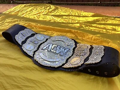 WWE AEW World Heavyweight Championship Belt 2 MM Replica ADULT SIZE • $215.05