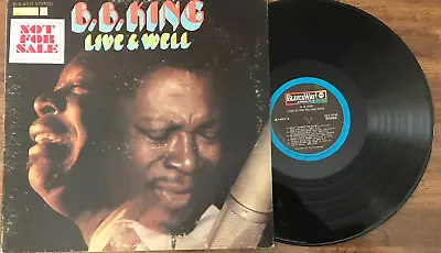 B.b. King Live & Well Lp With Promo Sticker • $8