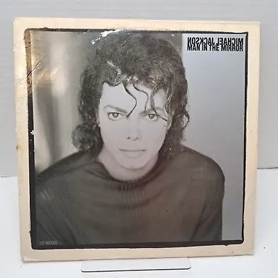 Michael Jackson ‎Man In The Mirror 12  PROMO Vinyl 1987 Epic Tested  • $29.98