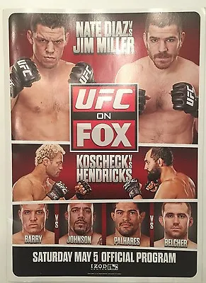 Nate Diaz Vs Jim Miller UFC ON FOX Program 5/5/12 Hendricks Vs Koscheck • $58.99