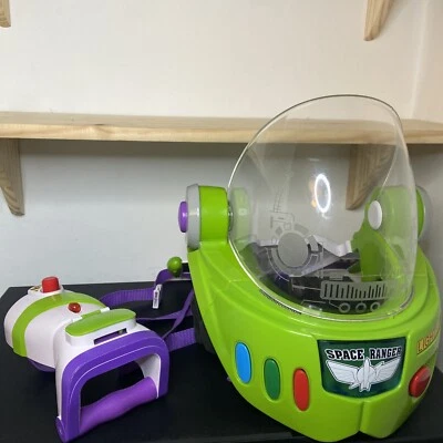 £49.99 • Buy Toy Story Buzz Lightyear Space Helmet & Wrist Laser Discs Kids Costume Outfit