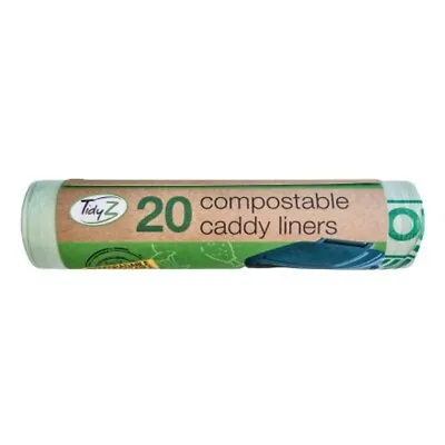 5 Litre Caddy Biodegradable & Compostable Food Vegetable & Garden Waste Bags • £4.99