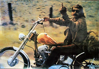 $24.95 • Buy Easy Rider Poster The Bird Middle Finger Dennis Hopper Ultimate  Protest Poster