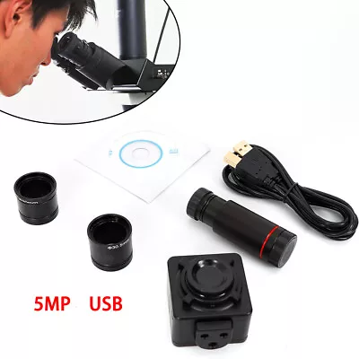 5MP HD Digital Eyepiece Camera USB 2.0 Stereo Binocular 30FPS Microscope  • $49.83