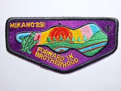 Boy Scouts - OA - Mikano Lodge 231 Flap - Forward In Brotherhood • $4.99