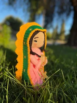 Crochet Virgencita. Lady Of Guadalupe • $90