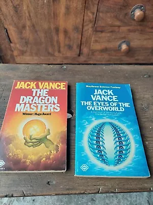 Jack Vance Books The Dragon Masters And The Eyes Of The Overworld Paperback 1972 • £9