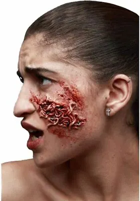 Bloody Worms - Latex Prosthetic Wound Application Halloween Horror • £11.19