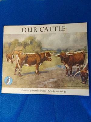 £5.99 • Buy 'Our Cattle' Puffin Book  No. 59 Pub. 1948 Lionel Edwards
