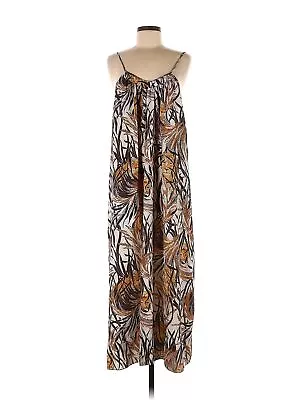 Mary McFadden Women Brown Casual Dress S • $68.74