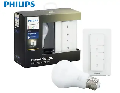 $80 • Buy BRAND NEW Philips Hue Wireless Dimming Kit W/ E27 Warm White Light Bulb-AU STOCK