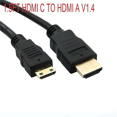 Mini HDMI C TO HDMI A Audio Video HD Cable  For Nikon Coolpix S9100 Camera • $6.15