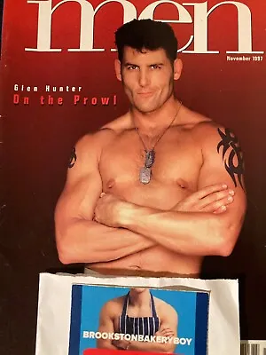 Vintage Nov. 1997 ADVOCATE MEN Magazine Playgirl-Like Cover: Glen Hunter • $9.95