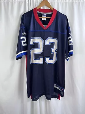 Marshawn Lynch Buffalo Bills Jersey Mens XL Blue NFL Football Reebok #23 • $49.99