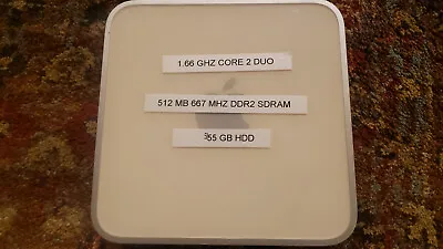 Apple Mac Mini 2005 1.66GHZ Core 2 Duo + Power Supply Tested • $80