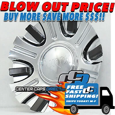 $99.99 • Buy Emr0767-truck-cap Viscera Logo Wheel Rim Center Cap Chrome W/ Black & 1 Screw