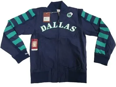 New Dallas Mavericks Mens Sizes Mitchell & Ness Authentic Blue Warm Up Jacket • $84.54