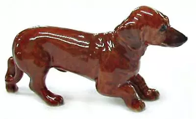 Northern Rose Miniature Porcelain Animal Figure Dachshund Puppy R301C • £11.50