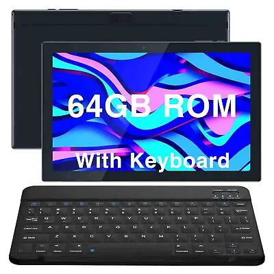 10.1  WiFi Tablet Android 11 HD Quad-Core 64GB Dual Camera Tablet With Keyboard • $66.98