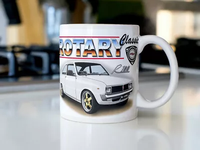 MAZDA  R100  COUPE    ROTARY    QUALITY 11oz    MUG  (9  CAR COLOURS)   • $15