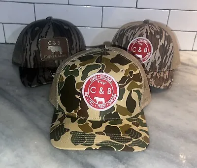 New C&B Farm+Outdoors Richardson 112 Duck Camo Trucker Cap Hat Hunting • $18