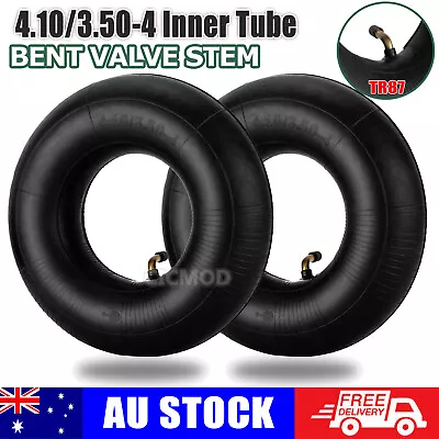 2X 4.10/3.50-4 Inner Tube Tyre Tire For Truck Hand Cart Wheelbarrows Lawn Mower • $15.19