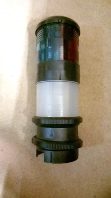£49.99 • Buy Aqua Signal Tricolour Navigation Light With LED Bulbs New , Base Not Included