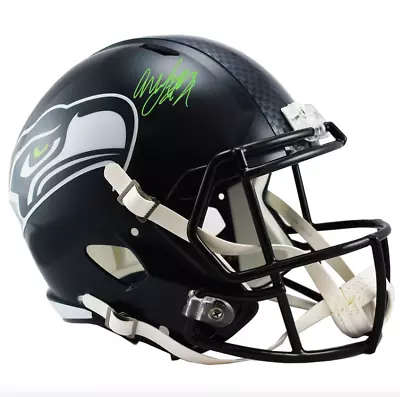 Marshawn Lynch Signed Seattle Seahawks Riddell Speed Replica Helmet • $739.50